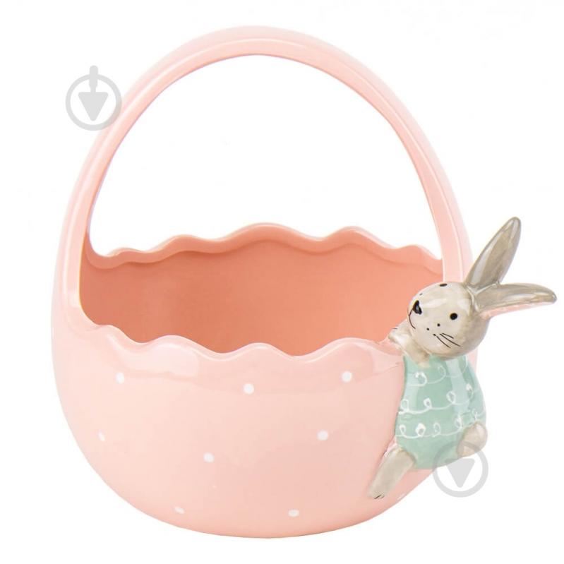 Подставка Розовый bunny 18 см - фото 1