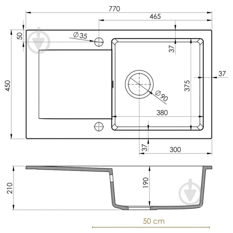 Мийка для кухні FERRUM FER.W.1KDO - фото 6