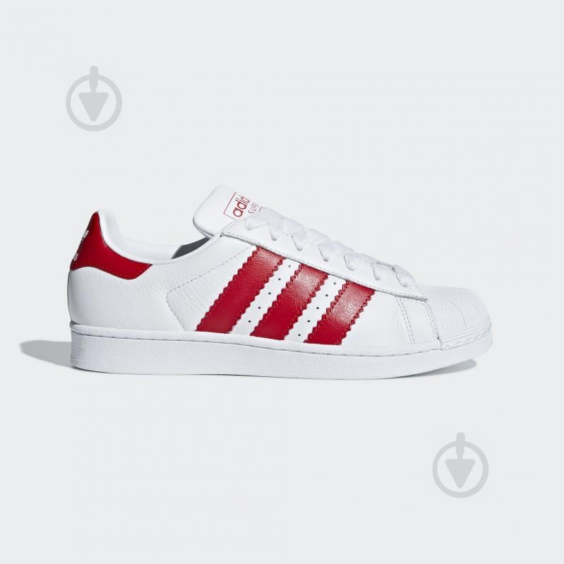 Кросівки зимові Adidas SUPERSTAR BD7370 р.46 білі - фото 1