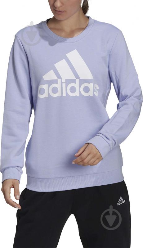 Світшот Adidas W BL FT SWT H07791 р. XL блакитний - фото 1