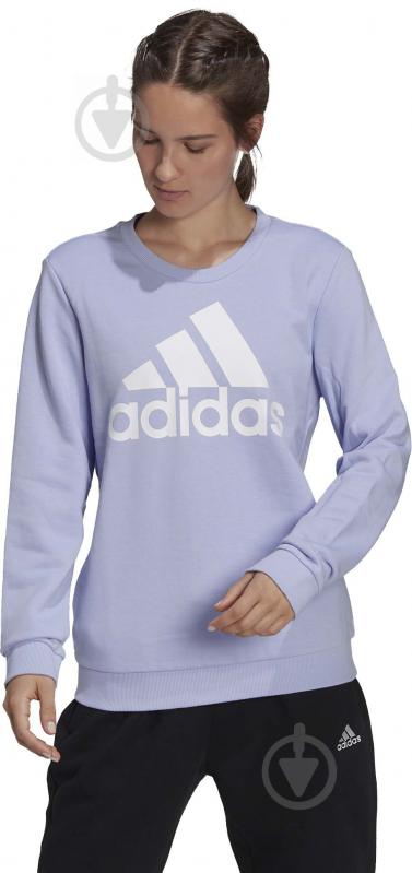 Світшот Adidas W BL FT SWT H07791 р. XL блакитний - фото 2