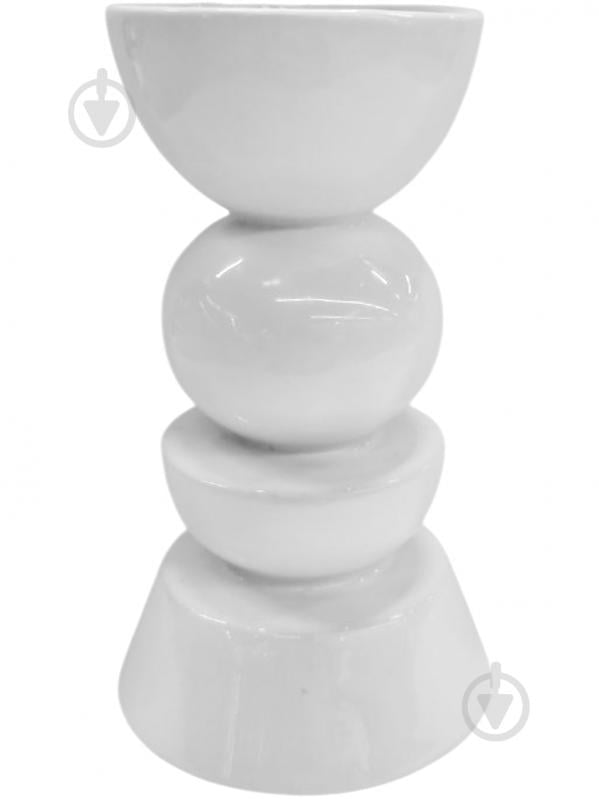 Свічник Totem білий 16*9,1*7,7 см - фото 1
