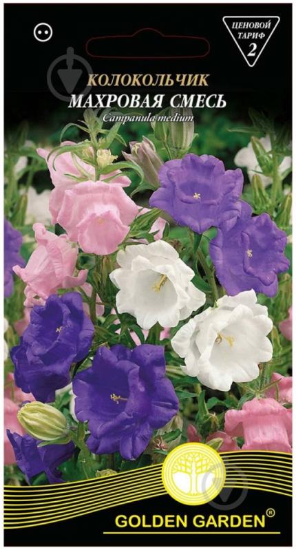 Насіння Golden Garden дзвіночок Махрова суміш 0,2 г - фото 1 Насіння Golden Garden дзвіночок Махрова суміш 0,2 г - фото 1