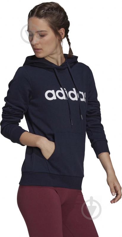 Джемпер Adidas W LIN FT HD H07797 р. M чорний - фото 6