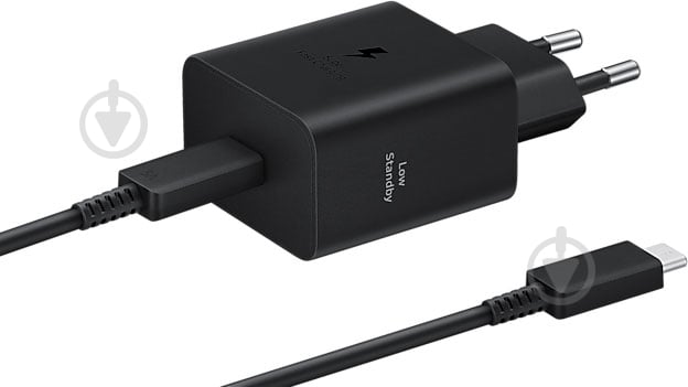 Зарядний пристрій Samsung із надшвидкою зарядкою 45 Вт із кабелем USB-C–USB-C - фото 4