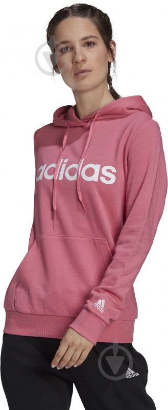 Джемпер Adidas W LIN FT HD H07801 р. XS рожевий - фото 2