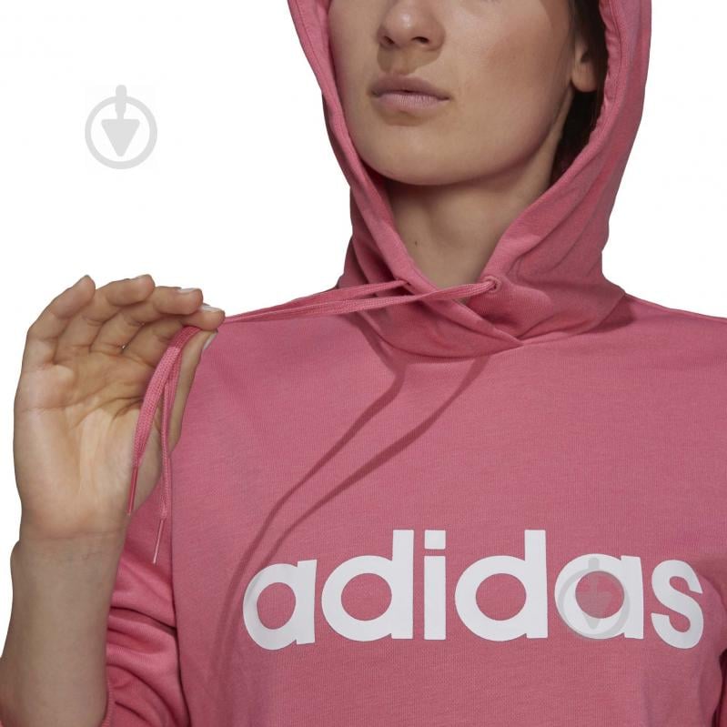 Джемпер Adidas W LIN FT HD H07801 р. XS рожевий - фото 7