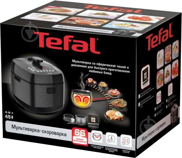 Мультиварка-скороварка Tefal CY625D32 - фото 30