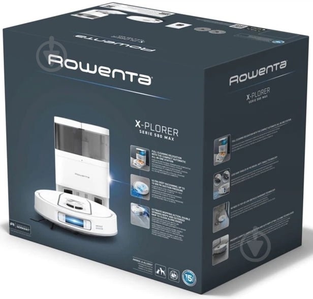 Робот-пилосос Rowenta X-PLORER Serie Max Animal 580 RR9547E0 white - фото 10