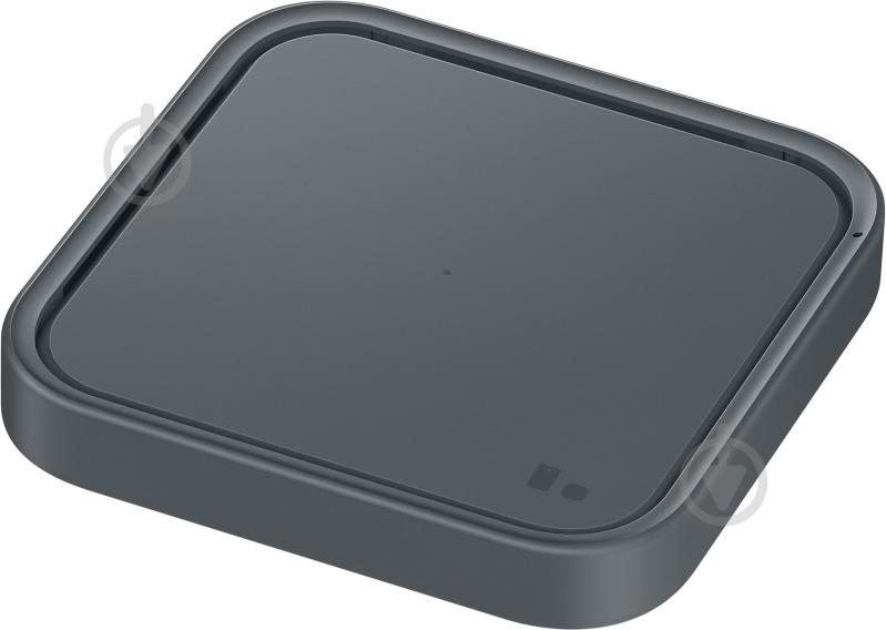 Бездротовий зарядний пристрій Samsung 15W WIRELESS CHARGER PAD DARK GRAY (EP-P2400TBEGEU) - фото 3