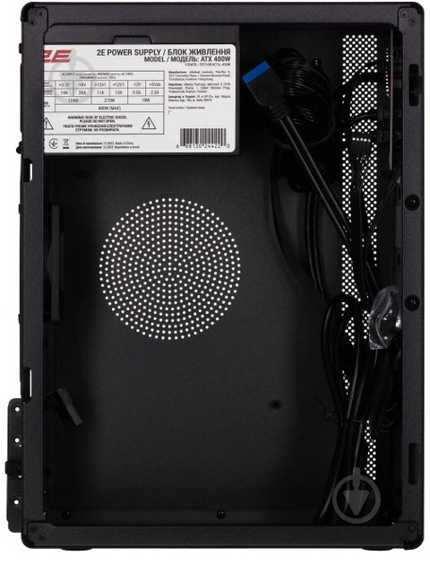 Корпус 2E Credo V200B-400 ATX400W (2E-V200B-400) Black - фото 5