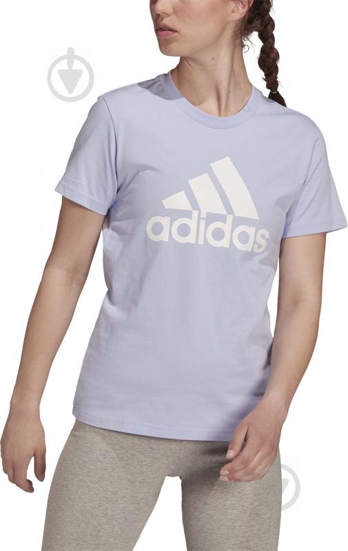 Футболка Adidas W BL T H07809 р.XS бузковий - фото 1