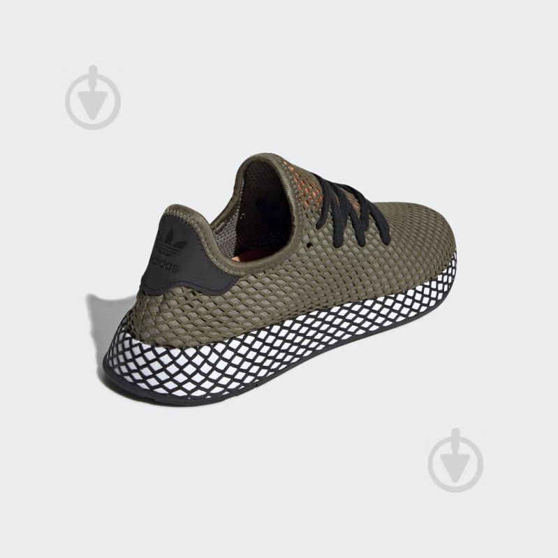 Кроссовки мужские демисезонные Adidas DEERUPT RUNNER BD7894 р.42 оливковые - фото 5