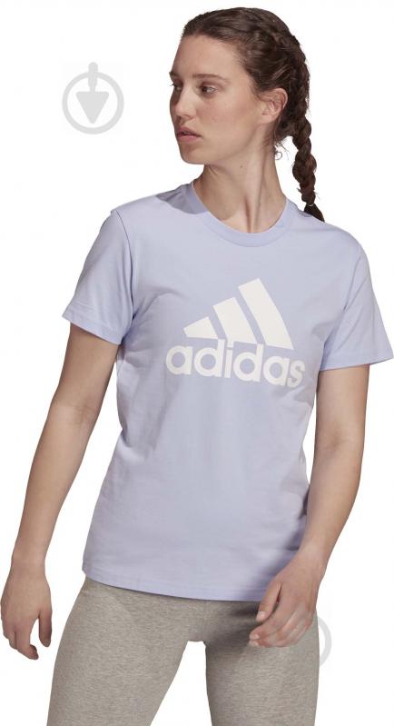 Футболка Adidas W BL T H07809 р.S сиреневый - фото 2