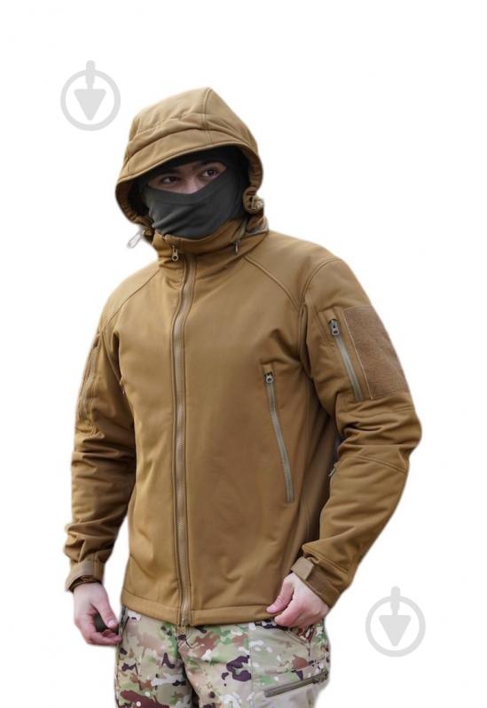 Куртка демисезонная PROF 4.5.0 SOFTSHELL COYOTE PR_KSK_366362 р.L coyote - фото 2