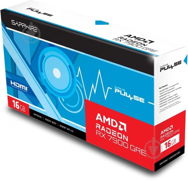 Відеокарта Sapphire Radeon RX 7900 16GB GDDR6 256bit (11325-04-20G) - фото 6