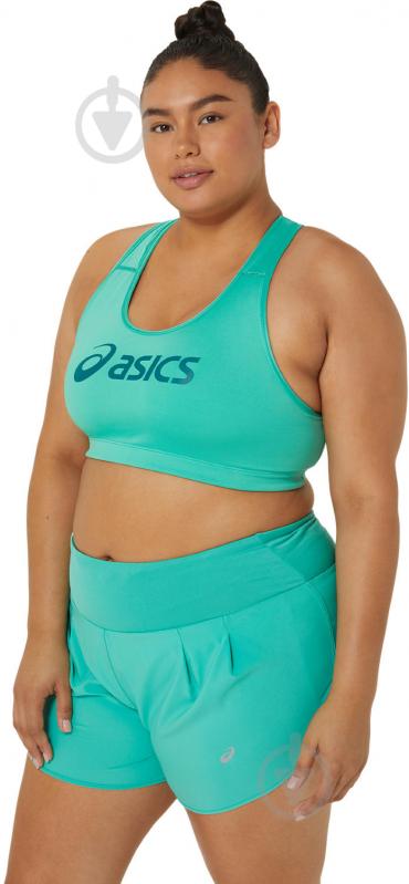 Бра Asics CORE ASICS LOGO BRA 2012C573_325 р.XL зеленый - фото 2