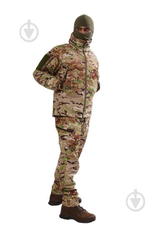 Куртка демисезонная PROF 4.5.0 тактическая SOFT SHELL PR_KSM_366264 р.XXL multicam - фото 4