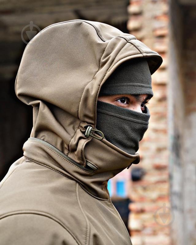 Куртка демісезонна PROF 4.5.0 SOFT SHELL Олива PR_PM_366565 р.XXL олива - фото 9