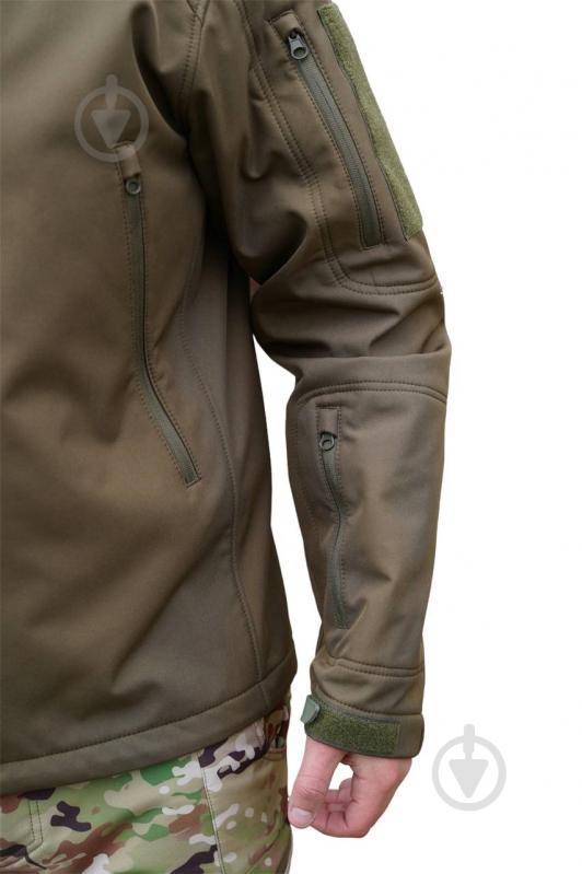 Куртка демісезонна PROF 4.5.0 SOFT SHELL Олива PR_PM_366565 р.XXL олива - фото 4