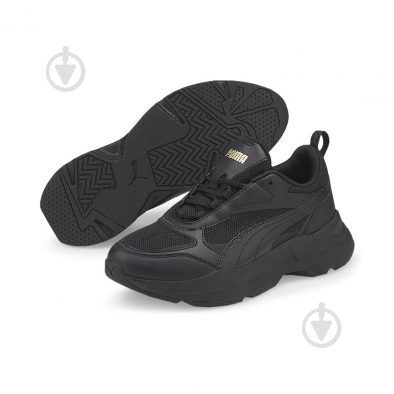 Кросівки жіночі демісезонні Puma Cassia 38464702 р.40,5 чорні - фото 3