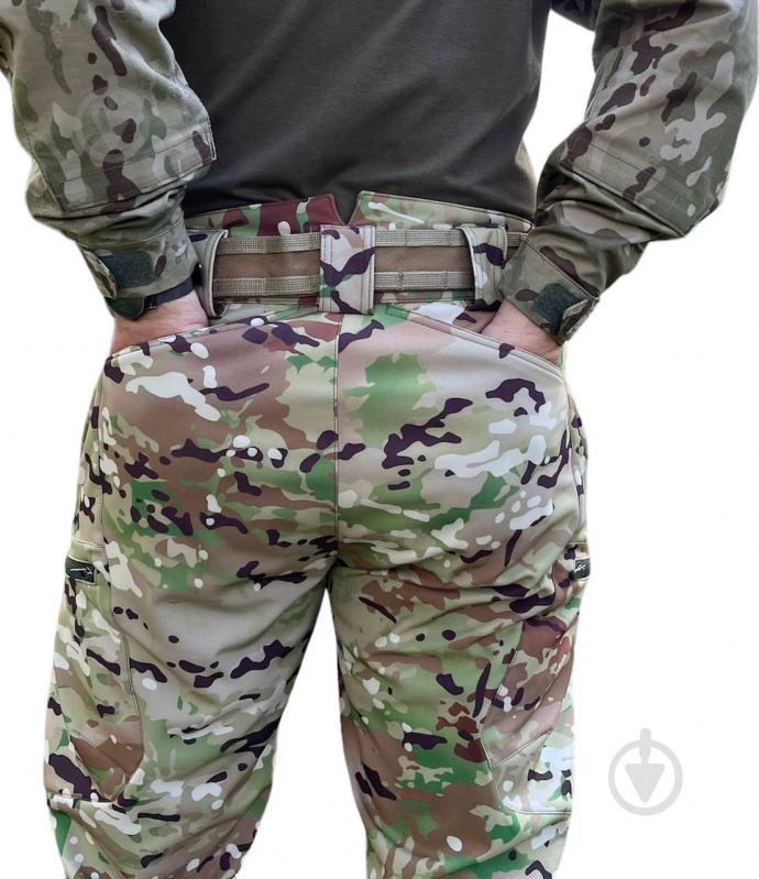 Брюки тактичні PROF 4.5.0 SOFT SHELL Мультикам р. XXL multicam (PR_SHSM_902381) - фото 9