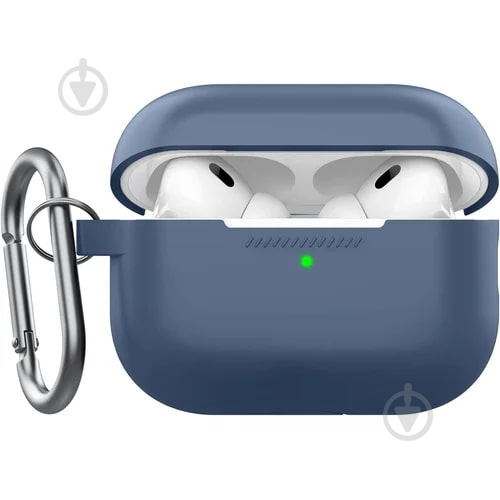 Чехол для наушников KeyBudz Elevate Series Keychain cobalt blue APP2_S8_CBB for AirPods Pro 2 - фото 1