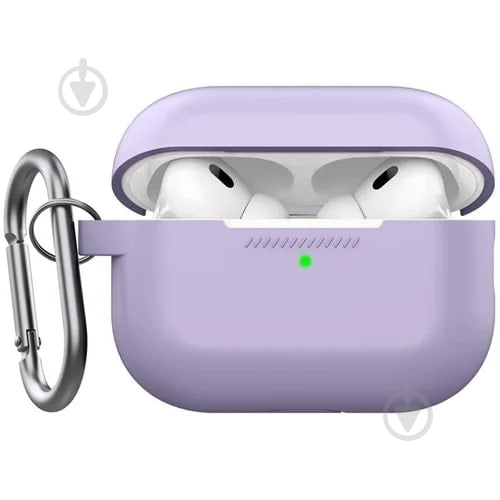 Чехол для наушников KeyBudz Elevate Series Keychain lavender APP2_S8_LVD for AirPods Pro 2 - фото 1