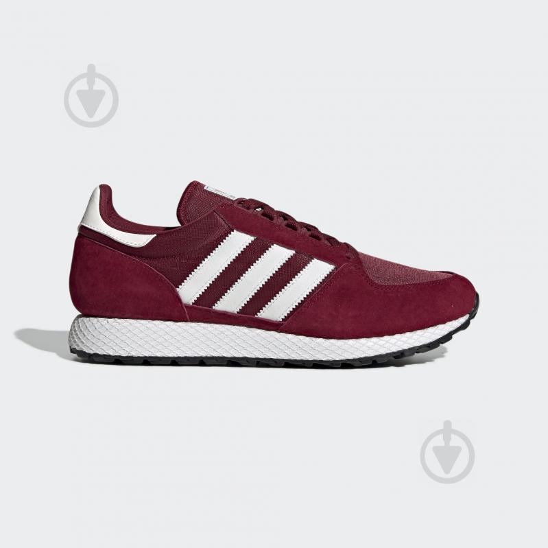 Кроссовки мужские демисезонные Adidas FOREST GROVE CG5674 р.44 2/3 красные - фото 1