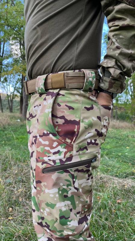 Брюки тактические PROF 4.5.0 SOFT SHELL Мультикам р. S multicam (PR_SHSM_902377) - фото 18