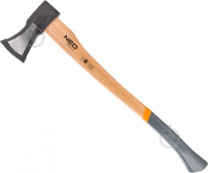Топор-клин NEO tools 2000 г. деревянная рукоятка - фото 1 Топор-клин NEO tools 2000 г. деревянная рукоятка - фото 1