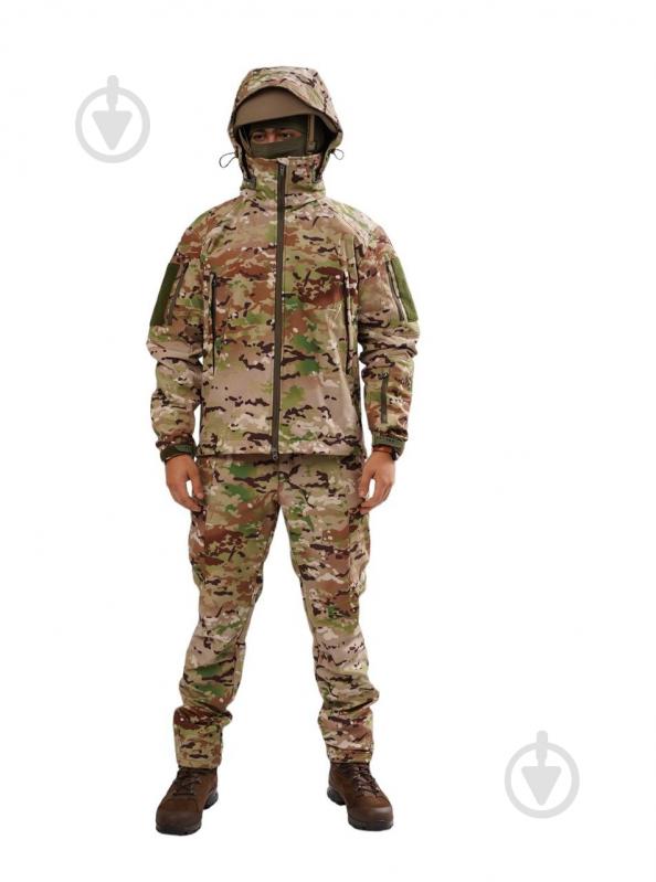 Брюки тактические PROF 4.5.0 SOFT SHELL Мультикам р. XL multicam (PR_SHSM_902380) - фото 4