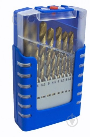 Набір свердел по металу Forsage 19 шт. F-924U19 - фото 1