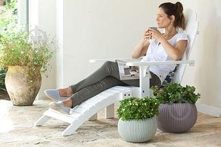 Горщик пластиковий Keter Cozies M овальний фіолетовий - фото 4