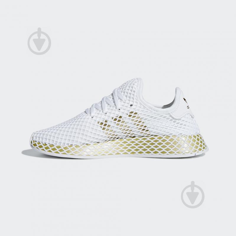 Кроссовки женские демисезонные Adidas DEERUPT RUNNER W CG6087 р.37 1/3 белые - фото 6