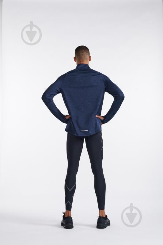 Джемпер 2XU Ignition 1/4 Zip MR7318a_MDN/SRF р.2XL синий - фото 7