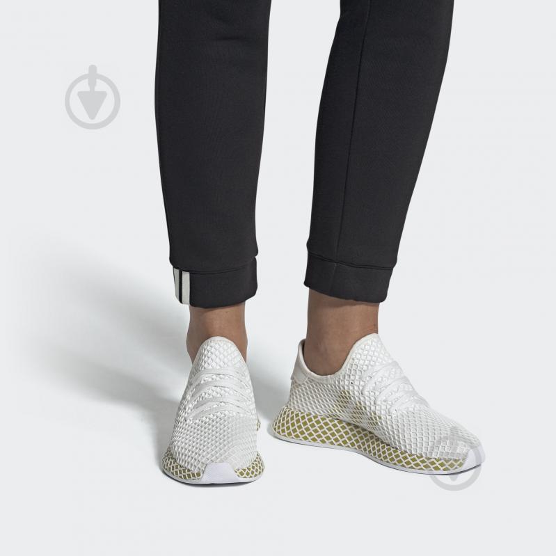 Кросівки жіночі демісезонні Adidas DEERUPT RUNNER W CG6087 р.40 2/3 білі - фото 10