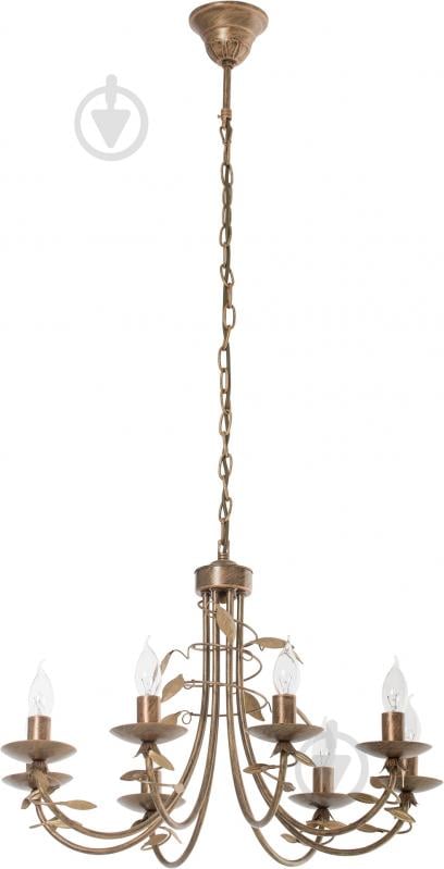 Люстра подвесная Blitz 8xE14 бронзовый 1729-48 - фото 1 Люстра подвесная Blitz 8xE14 бронзовый 1729-48 - фото 1