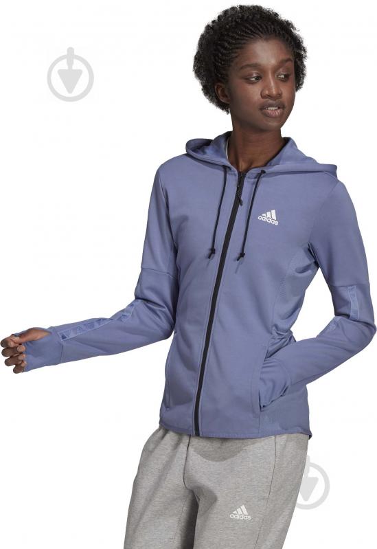 Джемпер Adidas W MT HD TT H10178 р. XL фіолетовий - фото 2