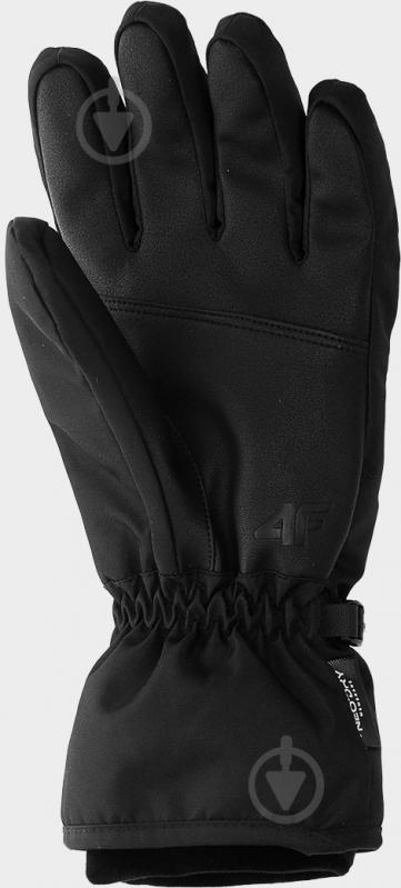 Рукавички 4F SKI GLOVES RED001 H4Z22-RED001-20S р.L чорний - фото 2