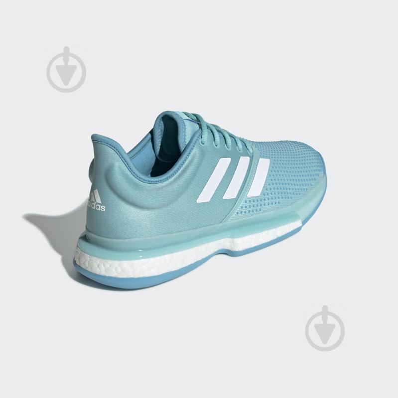 Кросівки чоловічі Adidas SoleCourt Boost M x Parley CG6339 р.40 2/3 бірюзові - фото 5