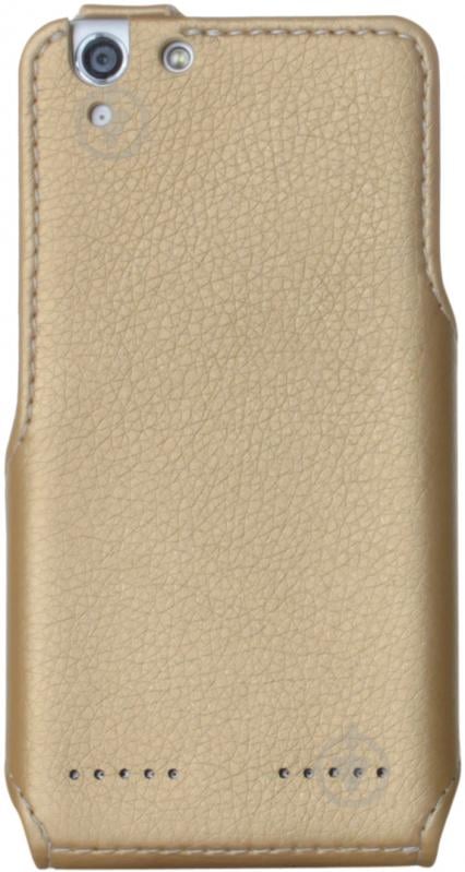 Чехол-флип RED POINT Flip Case для Lenovo K5 Plus (A6020) gold (ФК.88.З.09.23.000) - фото 1