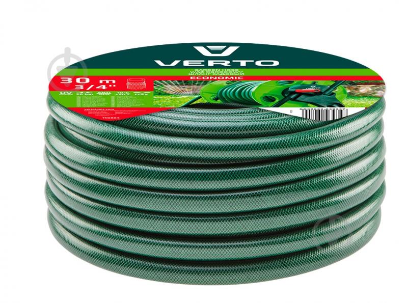 Шланг для поливу Verto Економ 3/4 " 30 м - фото 1 Шланг для поливу Verto Економ 3/4 " 30 м - фото 1