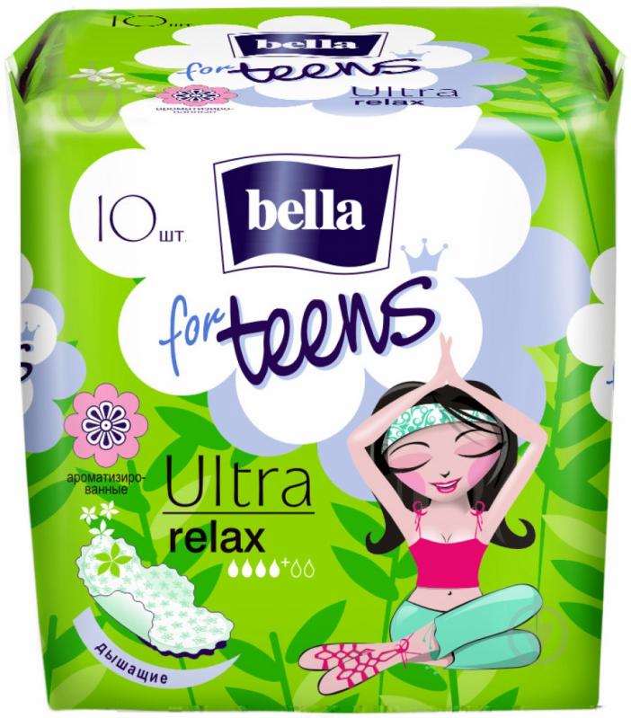 Прокладки гігієнічні Bella for Teens Ultra Relax mini 10 шт. - фото 1