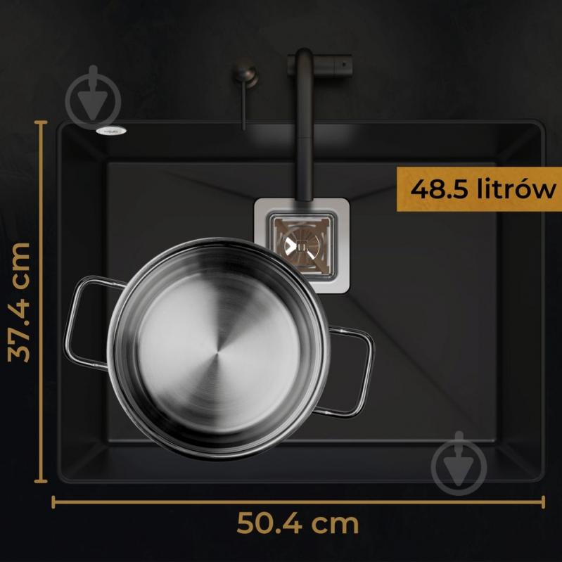 Мойка для кухни ARGON 60 ARG.C.1KBO.60 Sink Quality - фото 3