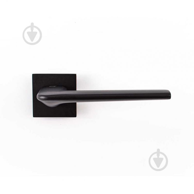 Ручка на розетке Comit Flagman 65695 матовый черный - фото 1