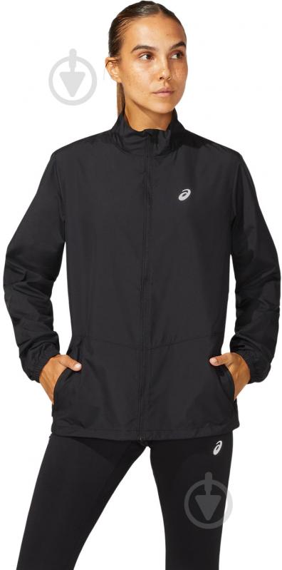 Вітрівка жіноча Asics CORE JACKET 2012C341_001 р.XL чорна - фото 1