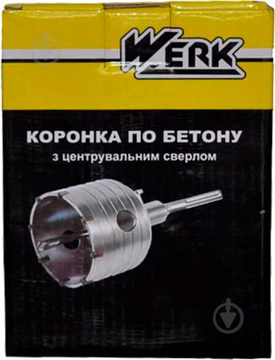 Коронка твердосплавна по бетону 80 мм Werk WE104080 - фото 3