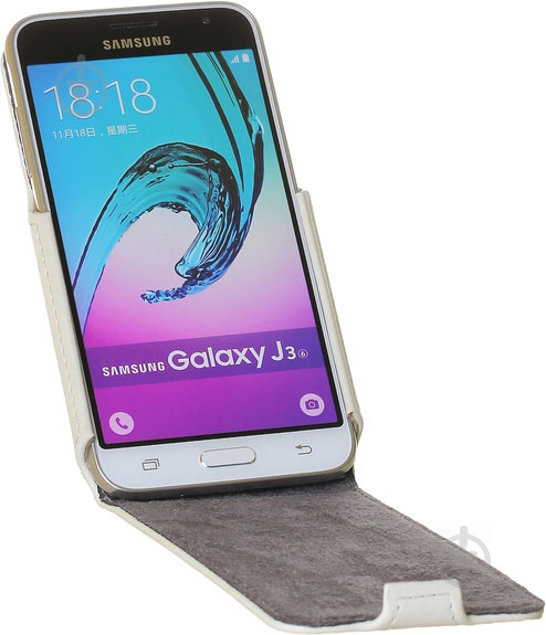 Чехол-флип RED POINT Flip case для Samsung Galaxy J3 J320 white - фото 3