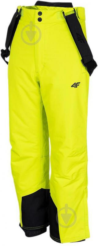 Штани 4F SKI TROUSERS JSPMN001 HJZ22-JSPMN001-45S р. 134 салатовий - фото 1